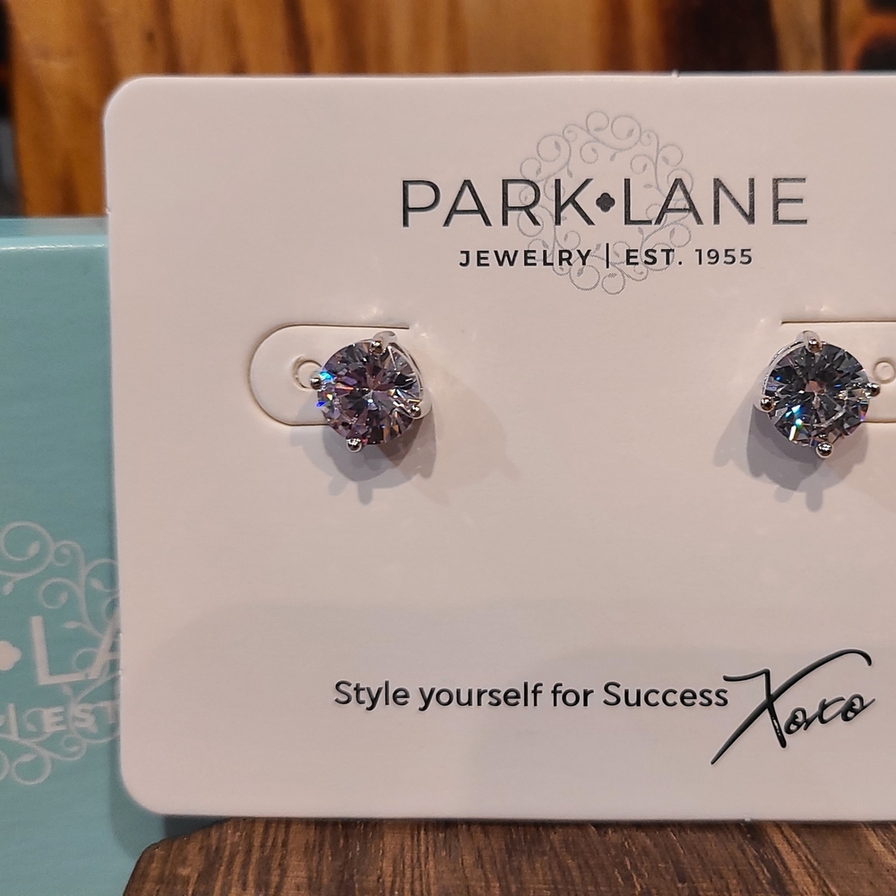Park Lane Impression Silver Stud Earrings